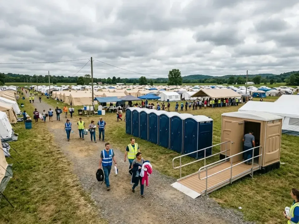 disaster-relief-camp-restrooms-010 — frequently asked questions, Dumpster & Portable Bathrooms Rental in Concordia, KS